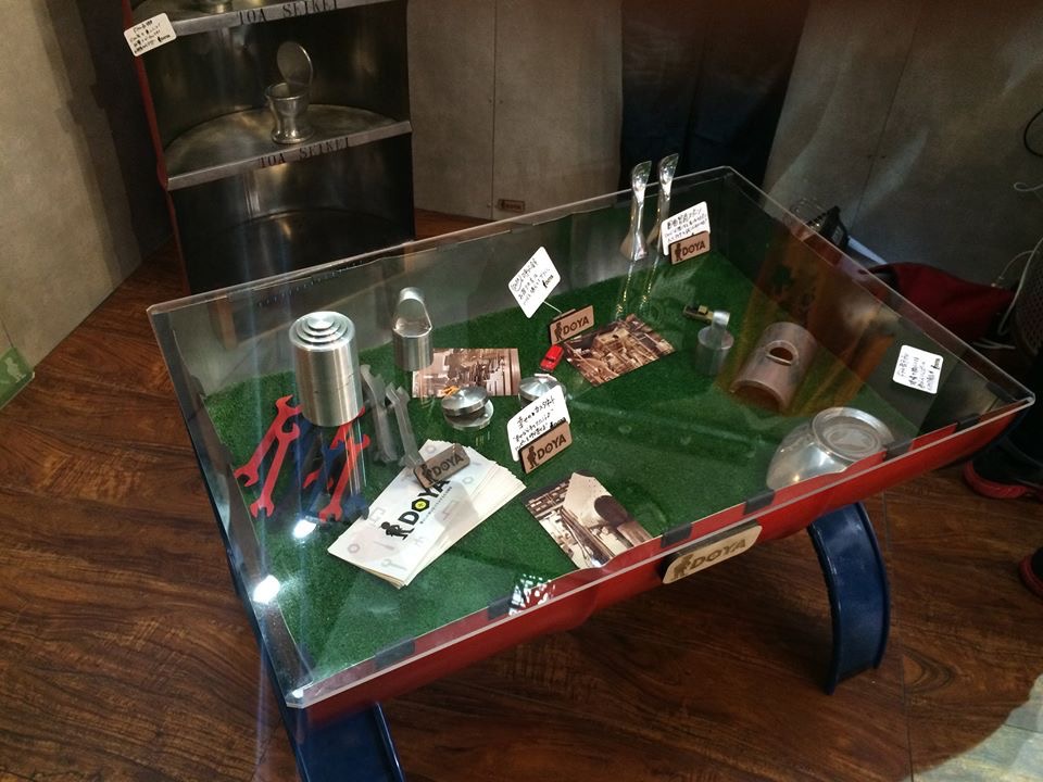 ドラム缶テーブル